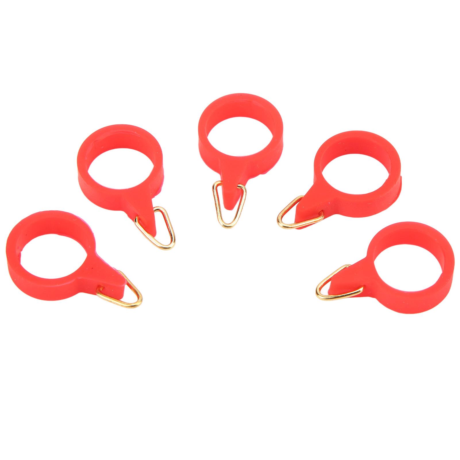 

5 шт. Крючок для приманки Все в одном Высокоэластичная резина Кольцо для удилища Луа Крючок Рыболовные аксессуарыS