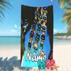 Customizable personalized beach towels Astro Bot themed designs.Suitable for the beach, yoga, sports;ideal as beach accessories