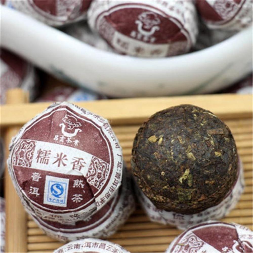 Yunnan Pu-erh Tea Glutinous Rice Flavor Tuocha Ripe Black Tea 100g