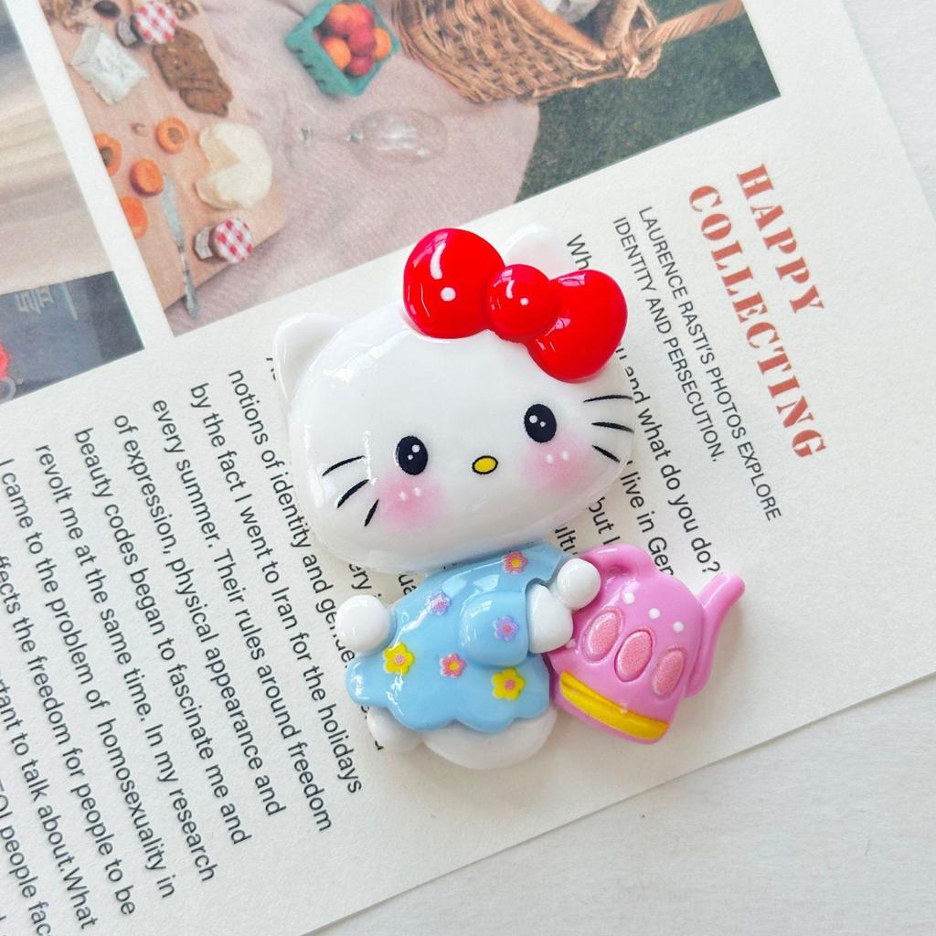 24/120PCS Cartoon Garden DIY Resin Accessories, Cream Glue Phone Cases, Hair Clips, Refrigerator Stickers, Handmade Materials