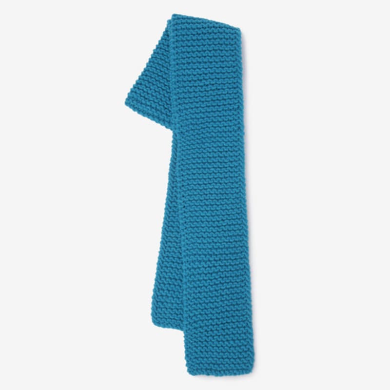 LUVM KNIT MUFFLUR_BLUE