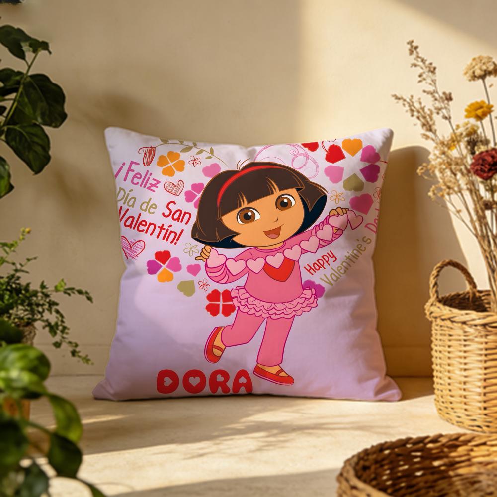 Popular DDora the Explorerable Cushion Cover Versatile DoubleSided Pillow Case Fit for Sofa Bed Car  Daily Decor