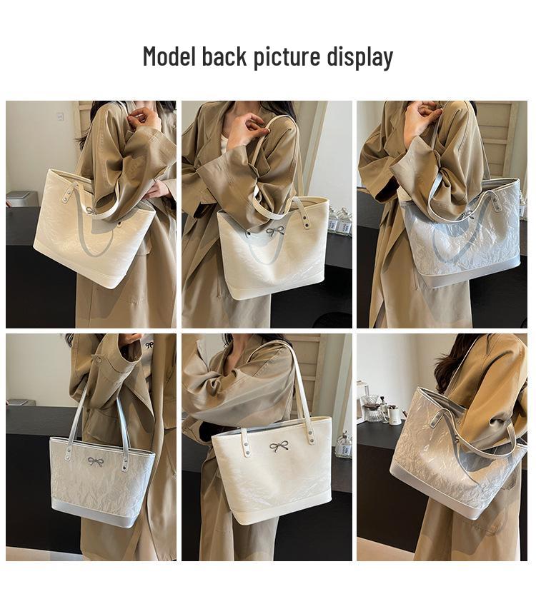 2025 Women's Large-Capacity High-End Fashion Tote: Autumn/Winter Single-Shoulder Versatile Commuter Bag