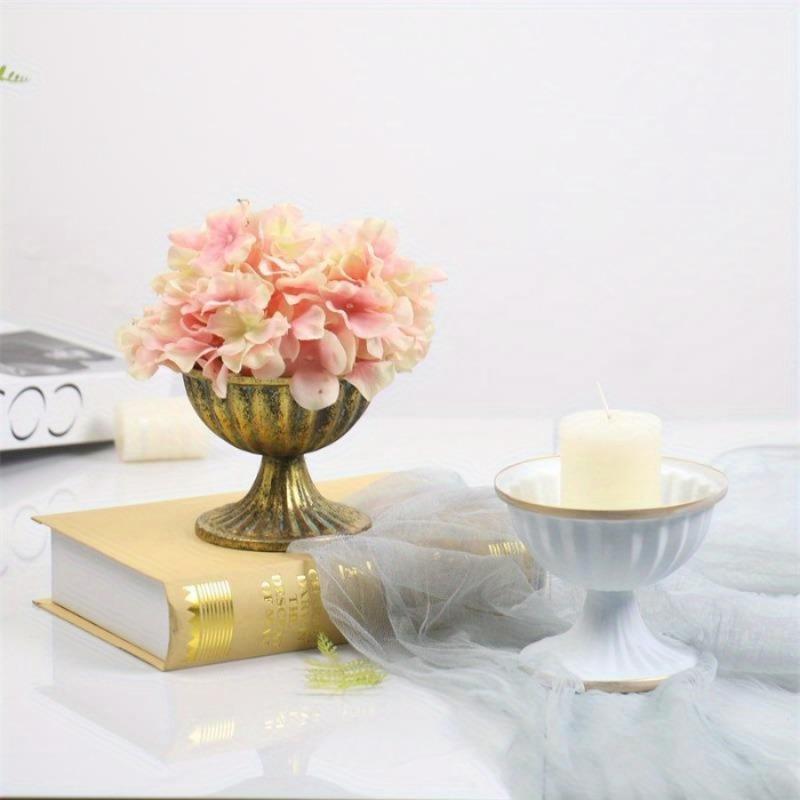 1 buc. European Vintaj Ghiveci Sfeșnic Decor Masă Florist Aranjament Floral Fier Nuntă Banchet Masă Vază Decorativă pentru Flori