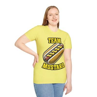 Team Senf Hotdog Liebhaber Foodie T-Shirt