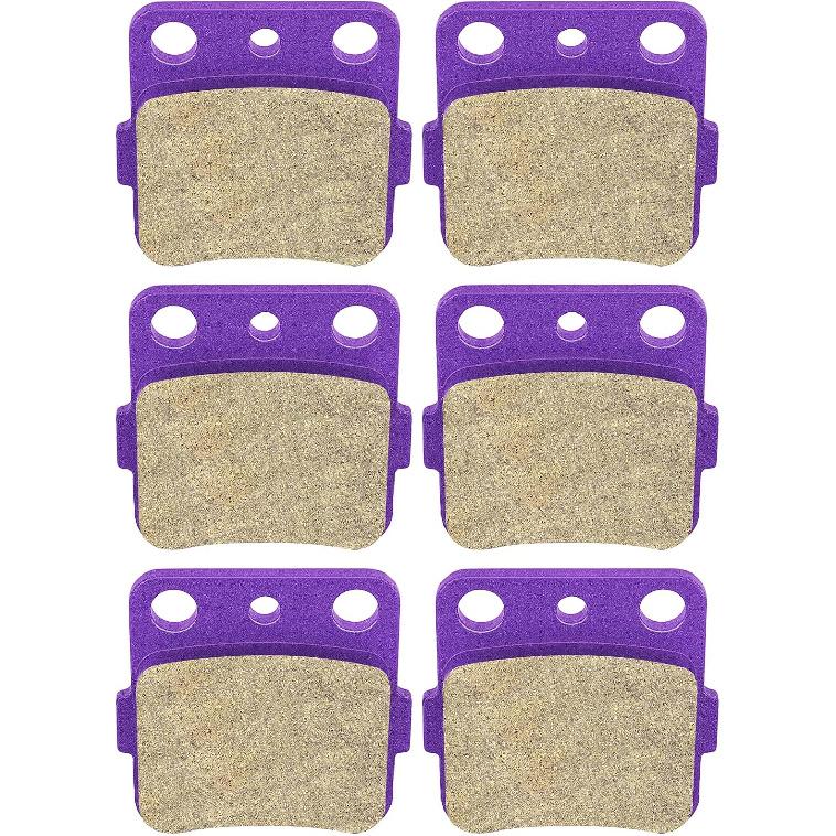 ECCPP Front+Rear Brake Pads Fits for Honda FourTrax 300 Sportrax 400 TRX400X for Yamaha Raptor 350 Raptor 660R FA84