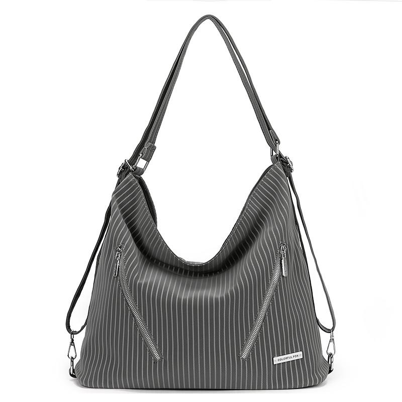 Niche Texture Soft Leather Large Capacity Backpack Casual Multi-functional Backpack Single Shoulder Messenger Bag