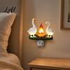 Party Atmosphere Lamp Goose Campfire Night Light 3D Small Electric Faux Flame