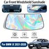 Voorruit zonnescherm Voor BMW iX 2021-2026 Opvouwbaar UV Reflecterend Voorruit Zonbescherming Cover Accessoires