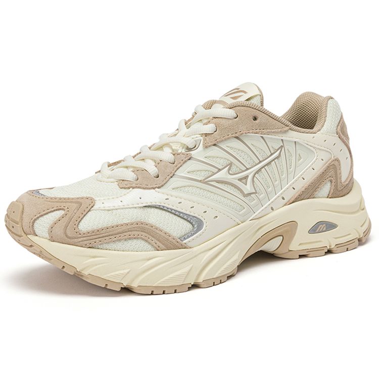 Mizuno Fiyi 2K Fabric Leather Non-Slip Wear-Resistant Low-Top Running Shoes Unisex sneaker Off-White D1GH223706