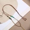 Chinese Hetian Jade Bead Pendant Cord - National Style Necklace for Jade Pendants