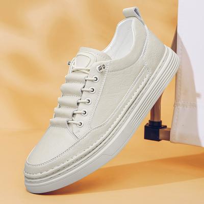 Fashion Versatile Sneakers Soft Leather Mens Casual Shoes Outdoor Male Skateboard Footwear Classic Leisure Walk Vulcanize Shoes