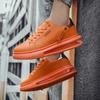 Couple Style Travel Shoes Unisex Tenis Sneakers  Large Size Men's and Women's Sneakers Orange Blue Clunky Men's Platform Shoes