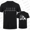 1N23456 Motorcycle Heartbeat Gear Shift Print T Shirt Motorbike Tee Print Race T-Shirt Autocycle Motorbike Speedometer T Shirt