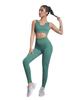 Hot-Selling Women's Seamless V-Neck Yoga Tank Top - Ribbed, High Elastic & Shockproof Sports Bra