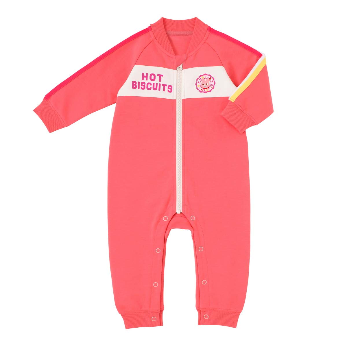 

ГОРЯЧИЕ Комбинезоны для мальчиков и [MIKIHOUSE BISCUITS] девочек, для малышей, детей, детская одежда, розовый, 70см, 71-1204-829 розовый