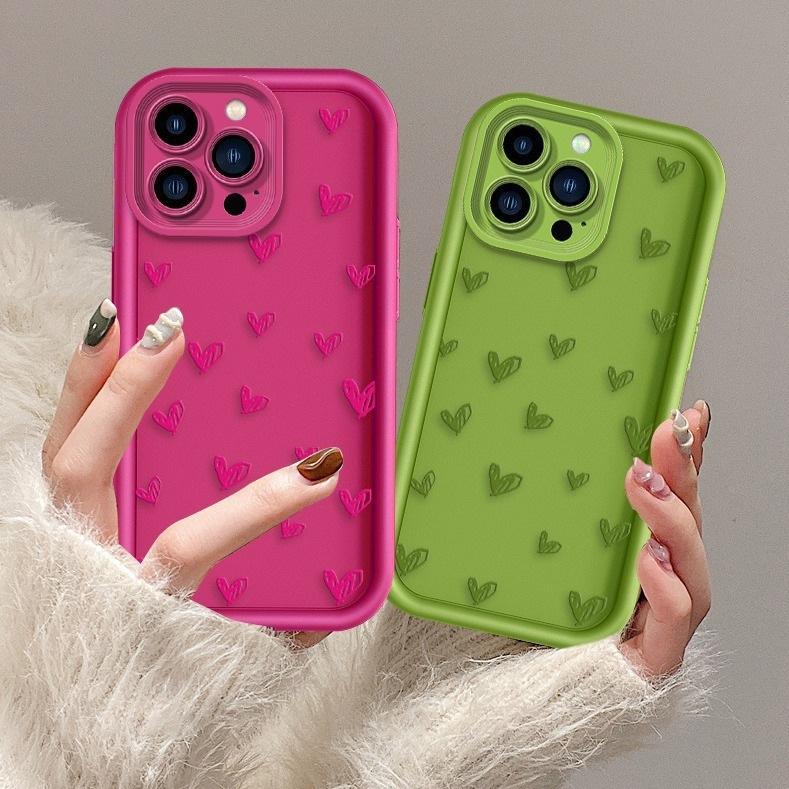 Einfache Liebe Handyhülle Apple 16 All-Inclusive Handyhülle iPhone15 Weiche Hülle Außenhandel IP14 Amazon Bestseller