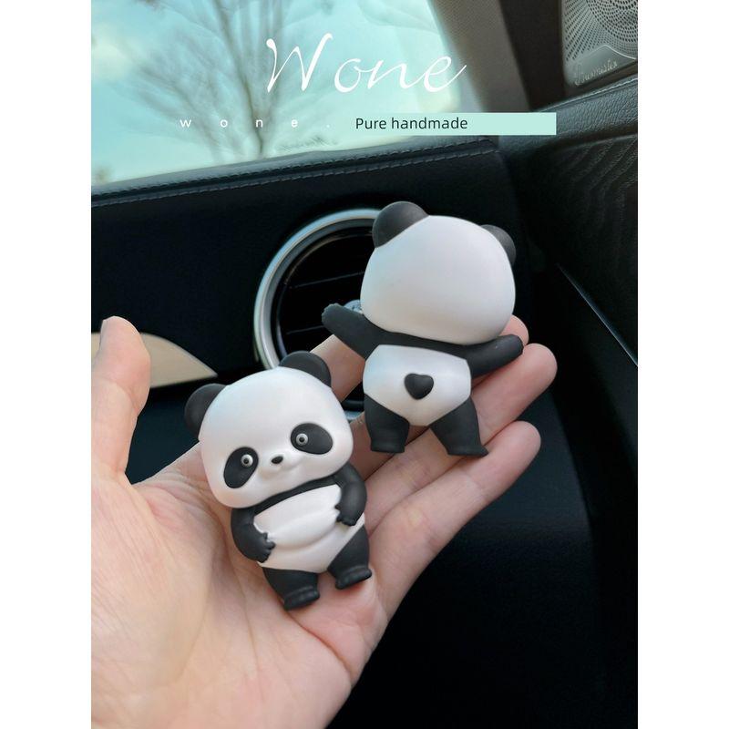 Auto Perfume Aromatherapy Cute Belly Meat Panda Air Outlet Decoration Supplies Fragrant Stone Girls' Gifts Classy