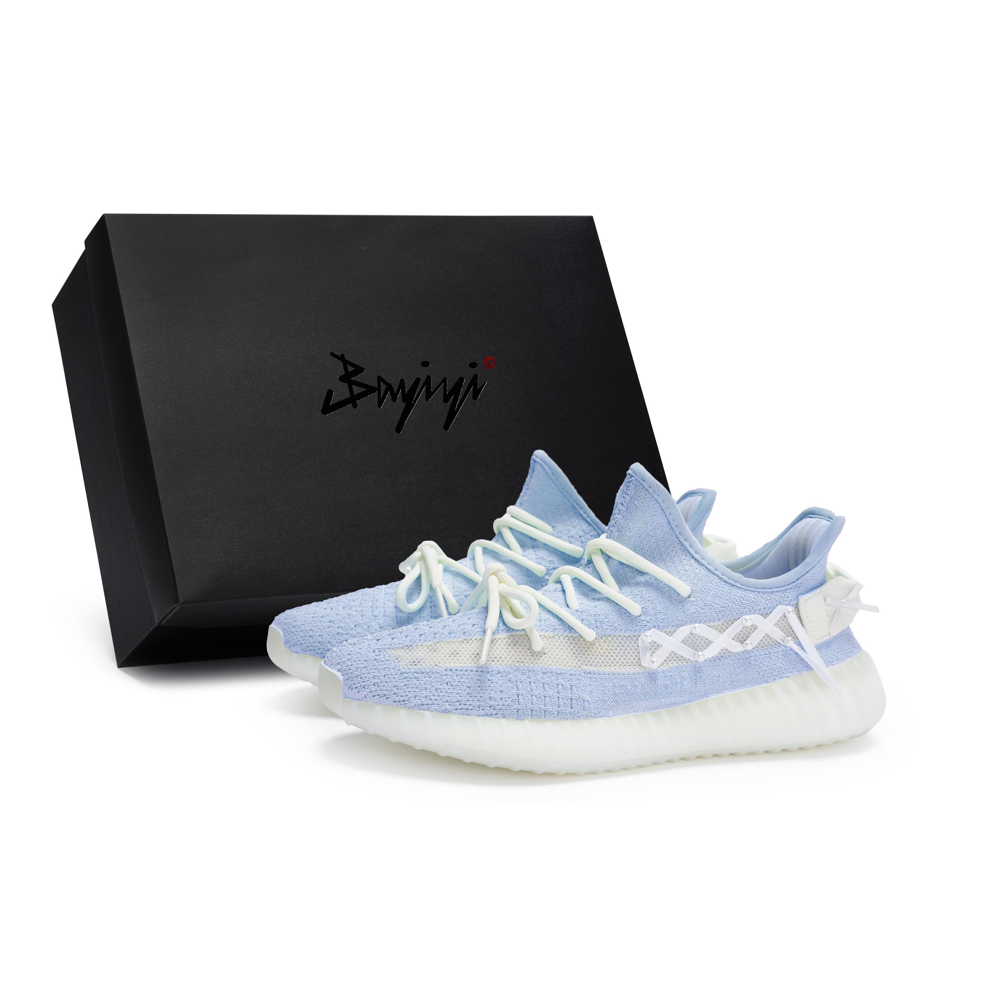 

Adidas Originals Yeezy Boost 350 V2 811 Manufacturing, Moonlight Dusty Blue, Special Shoe Box HQ6316(Team80-S-BOX)