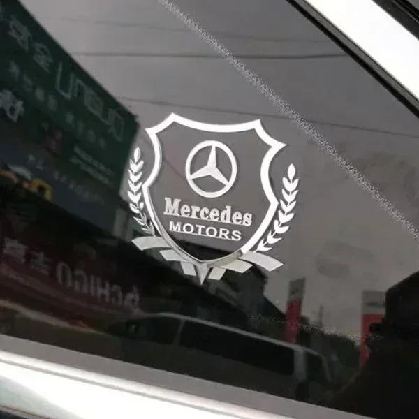 

3d Metal Car Window Body Trunk Emblem Trunk Sticker for Mercedes benz AMG W204 W203 W205 W124 W221 W213 W212 C E S GLE CLC Class