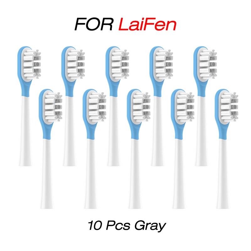 

Сменная головка для электрической зубной щетки Laifen, УФ-стерилизация, щетина DuPont серый