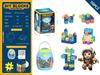 Children'S Assembled Granules Building Block Educational Toys Space Capsule Storage Bucket Gift Box