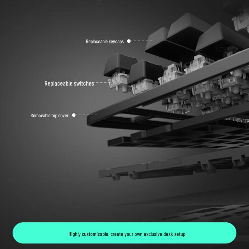 Logitech K848 AI Hot-Swappable Mechanical Keyboard & G102 Mouse Combo