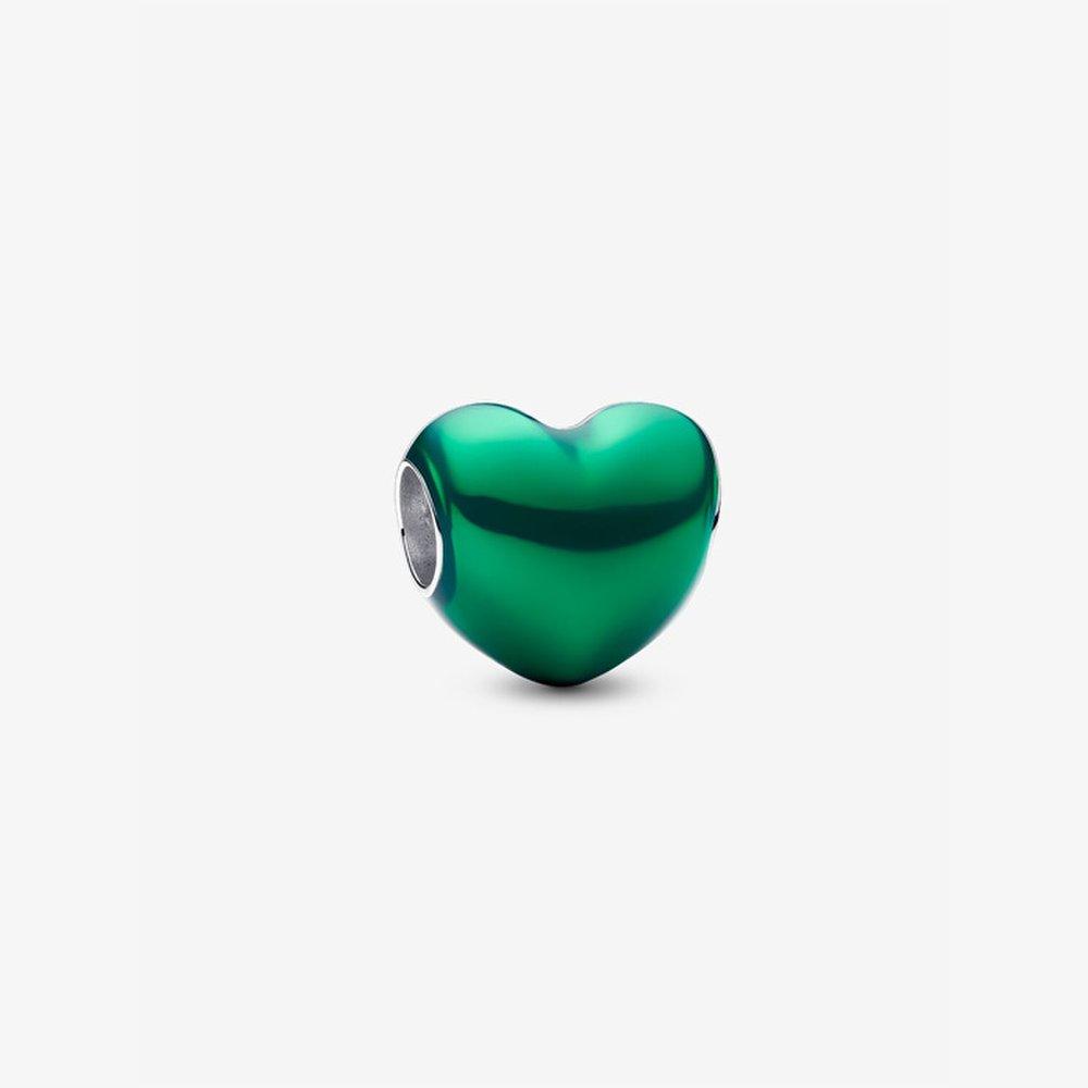 Pandora Green Heart Charm 793337C07