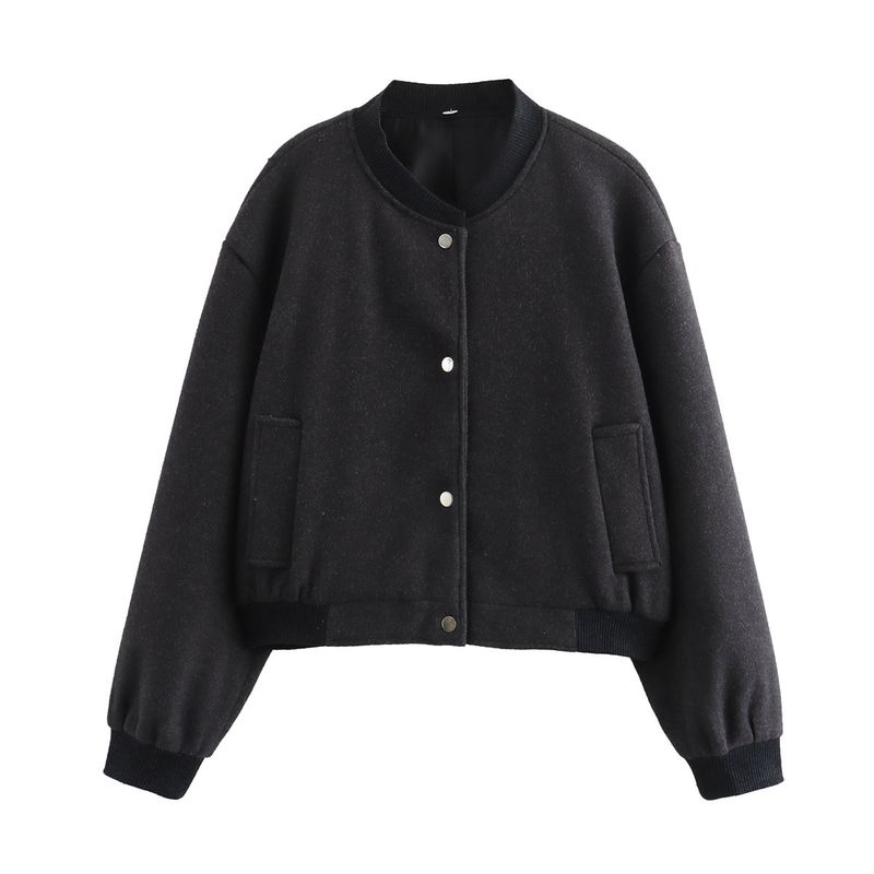 Kaslead New Arrival Women's Clothing Fashion Style Fashion Casual Easiest for Match 5 Colors Soft Woolen Jacket Outwear