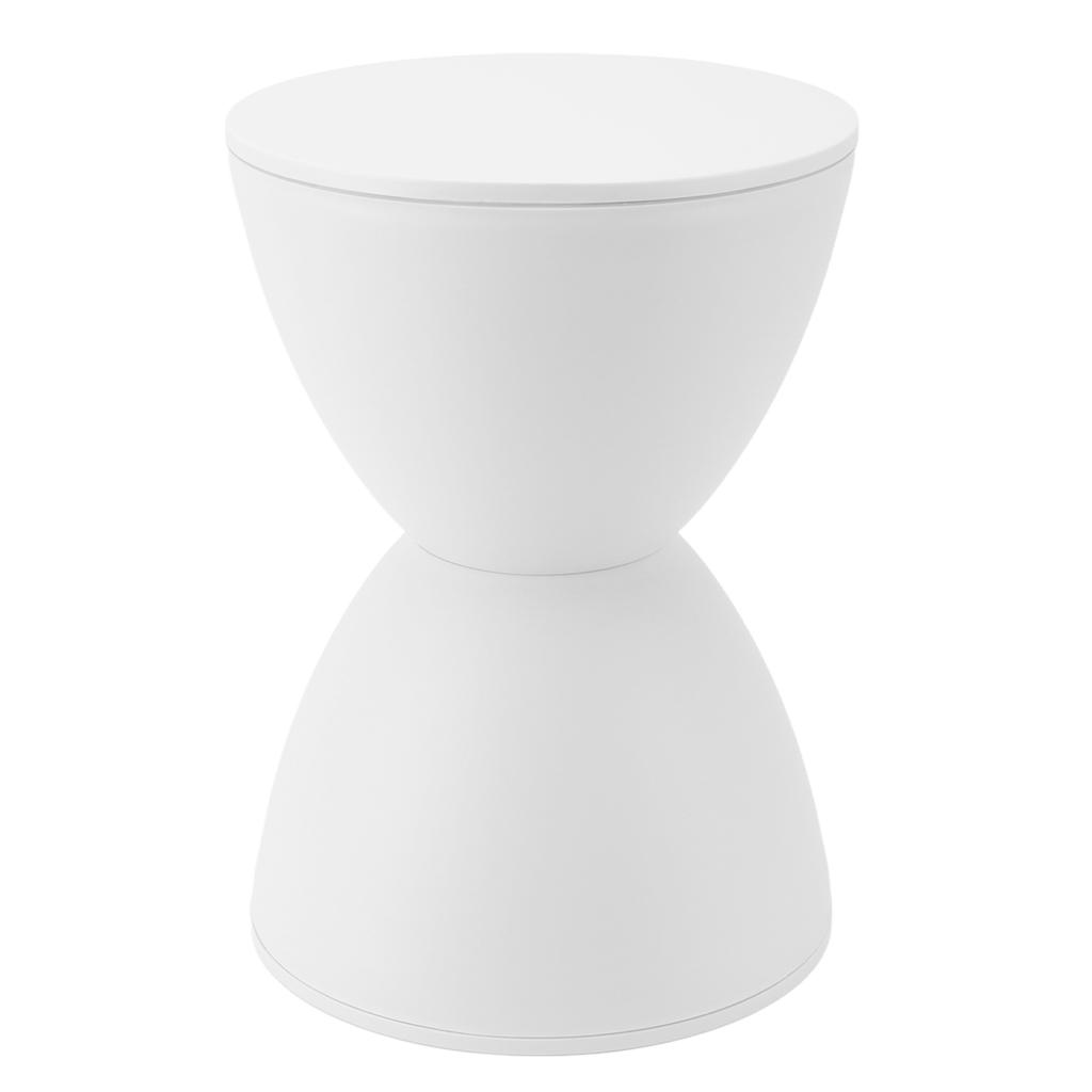 Hourglass Shaped Stool Plastic Modern Simple Nordic Style Household Round Stool for Bathroom Fitting Room