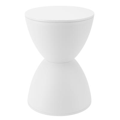 Sanduhrförmiger Hocker Kunststoff Modern Schlicht Nordischer Stil Haushalt Runder Hocker für Badezimmer Ankleidezimmer