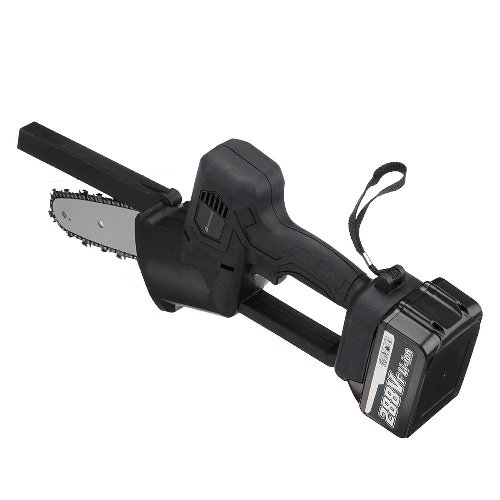 288V 8 Inches Electric Saw Chainsaw 1500W With 2PC Li-ion Battery Brushless Rechargeable Woodworking Tool Also For Battery