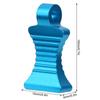 4pcs Aluminium Alloy RType Car Body   Clips Pin with Fixing Bracket for 1Celsius10 RC Car(Blue )
