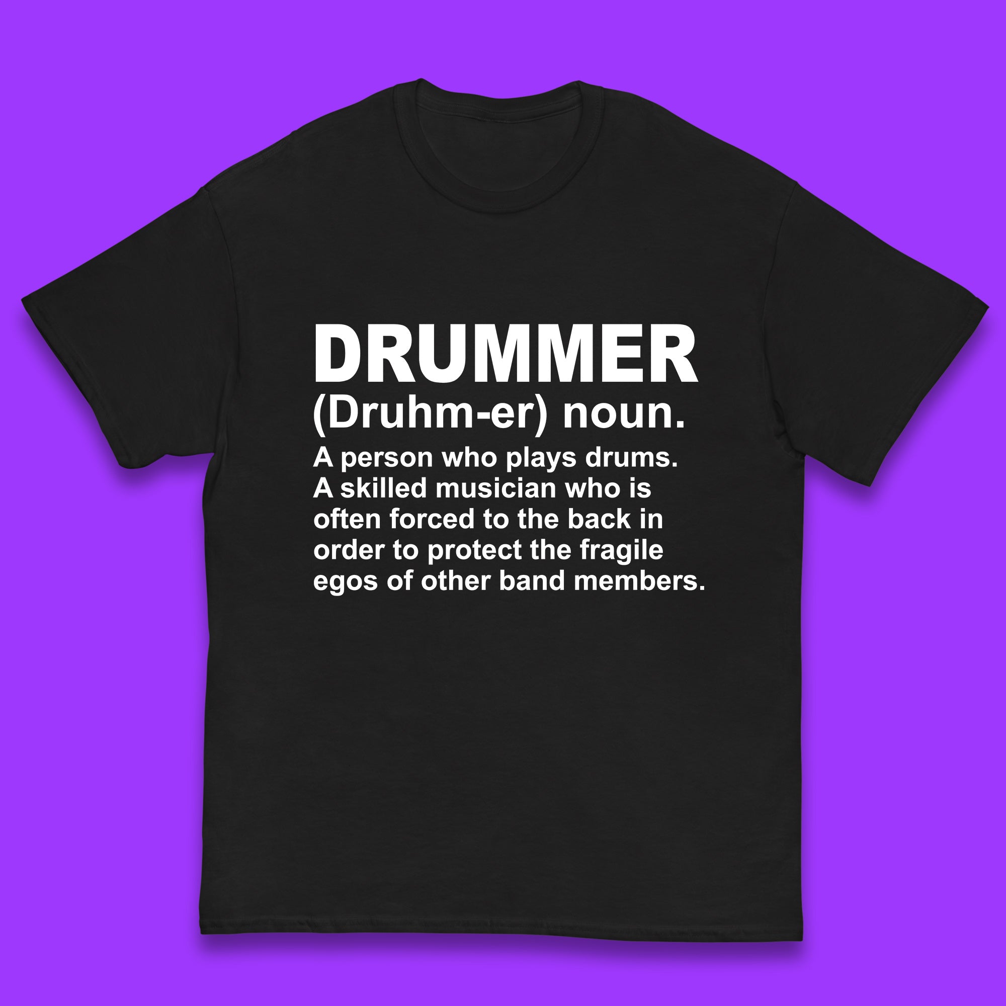 

Drummer Meaning Kids T Shirt 110