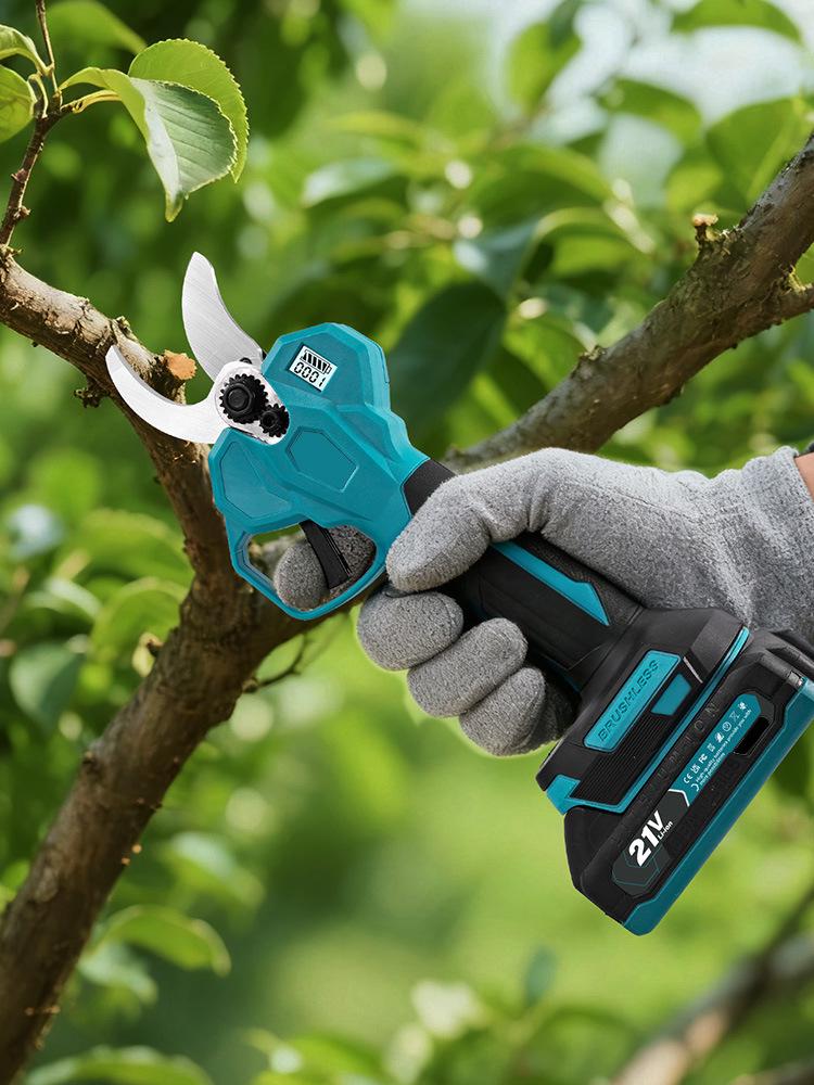 Wireless Digital Display Electric Pruning Shears for High Branches and Fruit Trees