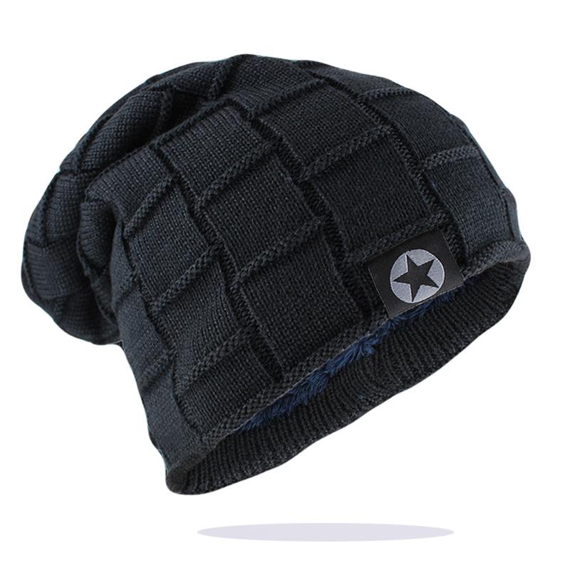 Mütze Weiche Unisex-Beanie-Mütze aus gestrickter Wolle, warme Wintermütze, dicke, weiche Stretch-Mütze für Damen und Herren, modische Skullies und Beanie