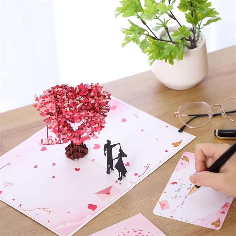 3D Pop Up Romantic Love Anniversary Valentines Mothers Day Greetings Card New GZW