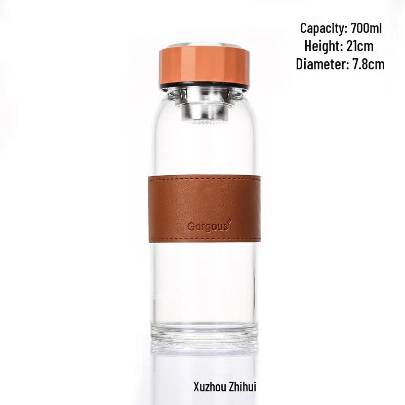 

OLOEY Double Wall Glass Water Bottle