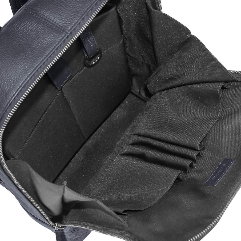 Claudio Shrink Leather Bag sox014 [SONNE] Backpack/Business (Navy)