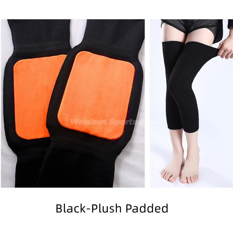 Cashmere Lower Legs Warmers Thermal Knee Pad Knee Support Features Joint Pain Knee Sleeve Prevent Arthritis Warm Protector Cushion Anti Cold