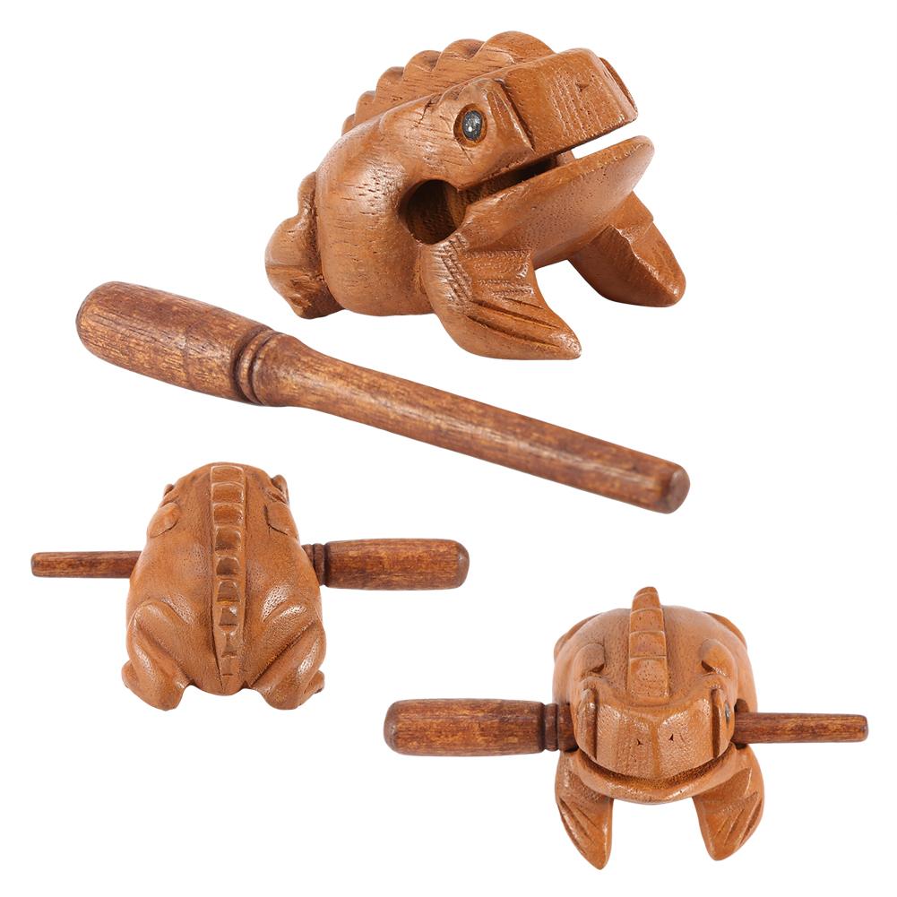 Lucky Frog Thailand Traditional Craft Wooden Lucky Frog Croaking Musical Instrument Home Office Decor Thailand Frog Wood Frog