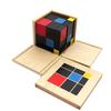 Montessori Sensory Binomial & Trinomial Blocks for Early Math & Spatial Cognition