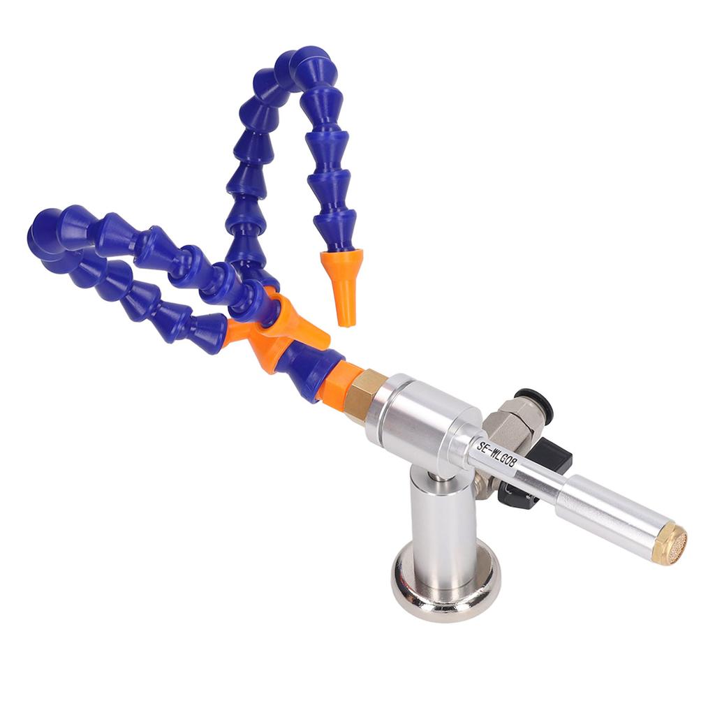 Zestaw chłodzenia zimnym powietrzem Chłodnica pistoletu pneumatycznego ze stopu aluminium z elastyczną rurą dwustronną i złączkami