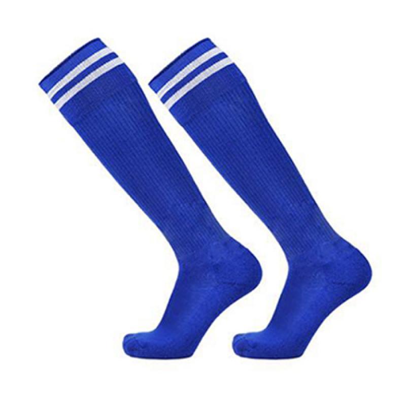 1 Paire Chaussettes de Sport Football Longues Genou Coton Spandex Enfants Legging Bas Football Baseball Cheville Adultes Enfants Chaussettes
