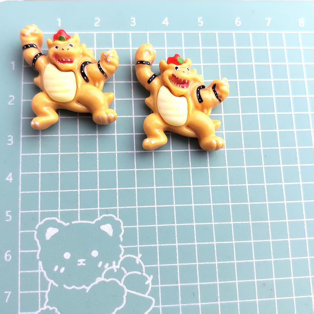 Cartoon Character Resin Accessories for DIY: Phone Cases, Hair Clips, Ties, Headdresses, and Fridge Magnets.