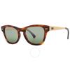 Ray Ban Green Mirror Square Unisex Sunglasses Rb0707sm 954 G4 50