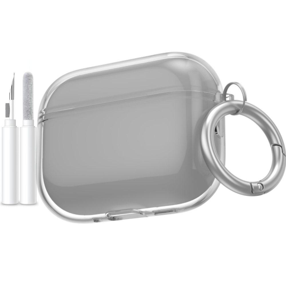 For AirPods Pro 3rd Generation Case 2025 Soft TPU with Ring Keychain &Cleaner Kit Accessories Protecitve Cover For AirPods Pro 3