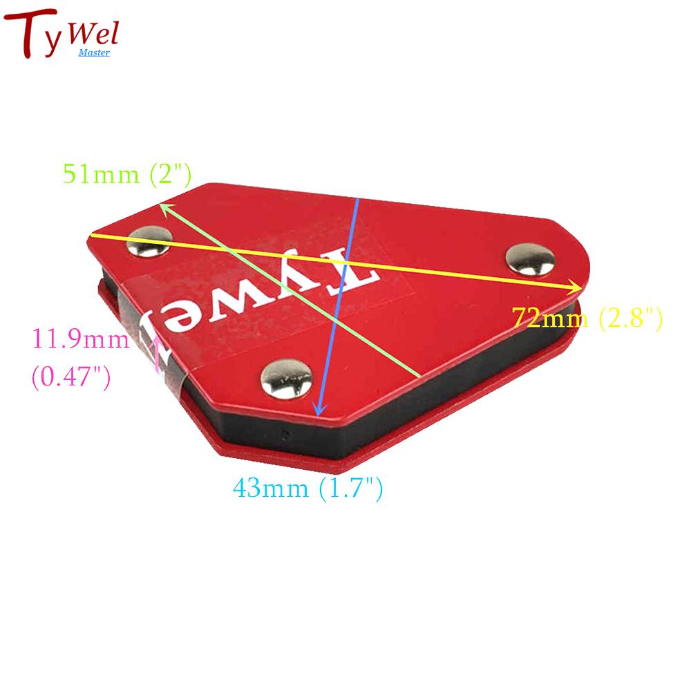 9LB Welding Locator Strong Magnet Positioner 45 90 135 Soldering Fixture Magnetic Welding Holder