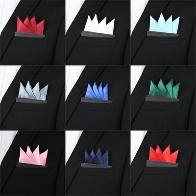 Men'S Formal Business Suit Pocket Towel Suit Wedding British High-End In-Line Square Towel Handkerchief Free Chest Towel