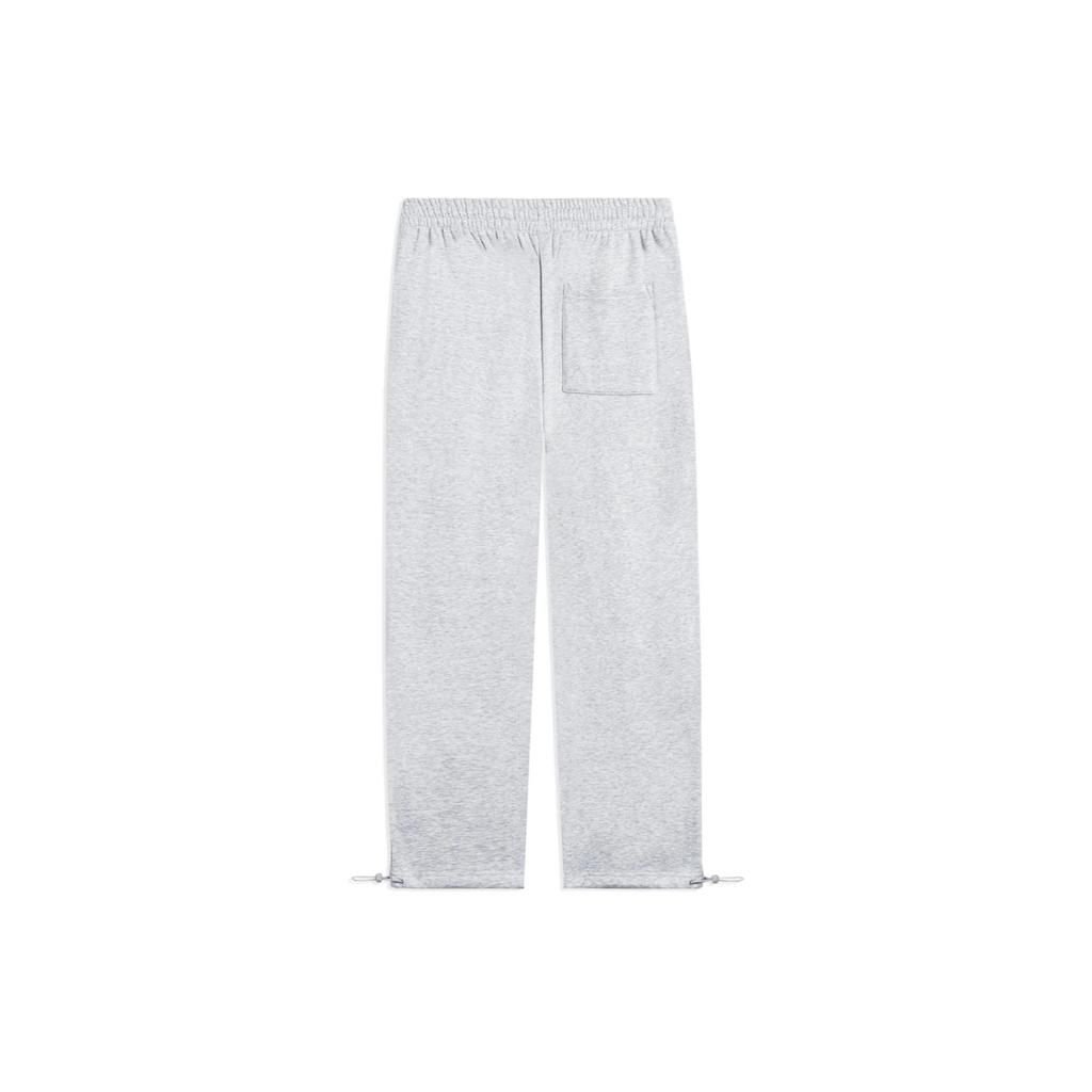 Li-Ning BadFive Logo Loose Fit Fleece Pants 'Grey' Men's AKLSB91-1